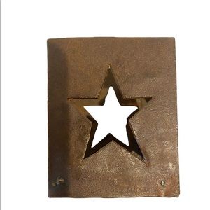 Rustic metal Votive holders!